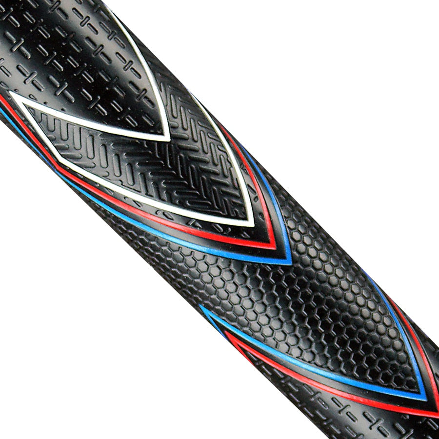 JMX ULTRALITE TAPERED BLACK SWING GRIPS - RED/WHITE/BLUE