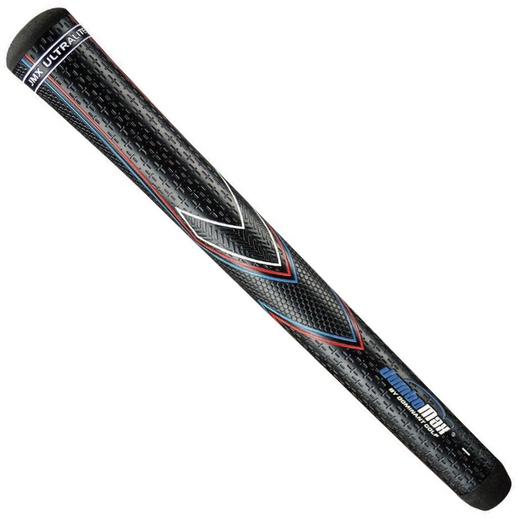 JMX ULTRALITE TAPERED BLACK SWING GRIPS - RED/WHITE/BLUE