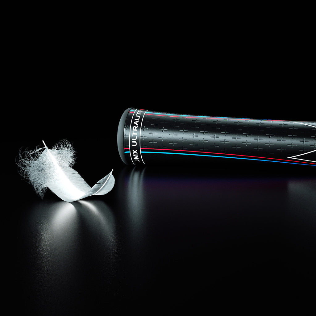 JMX ULTRALITE TAPERED BLACK SWING GRIPS - RED/WHITE/BLUE