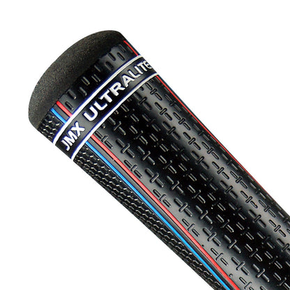 JMX ULTRALITE TAPERED BLACK SWING GRIPS - RED/WHITE/BLUE